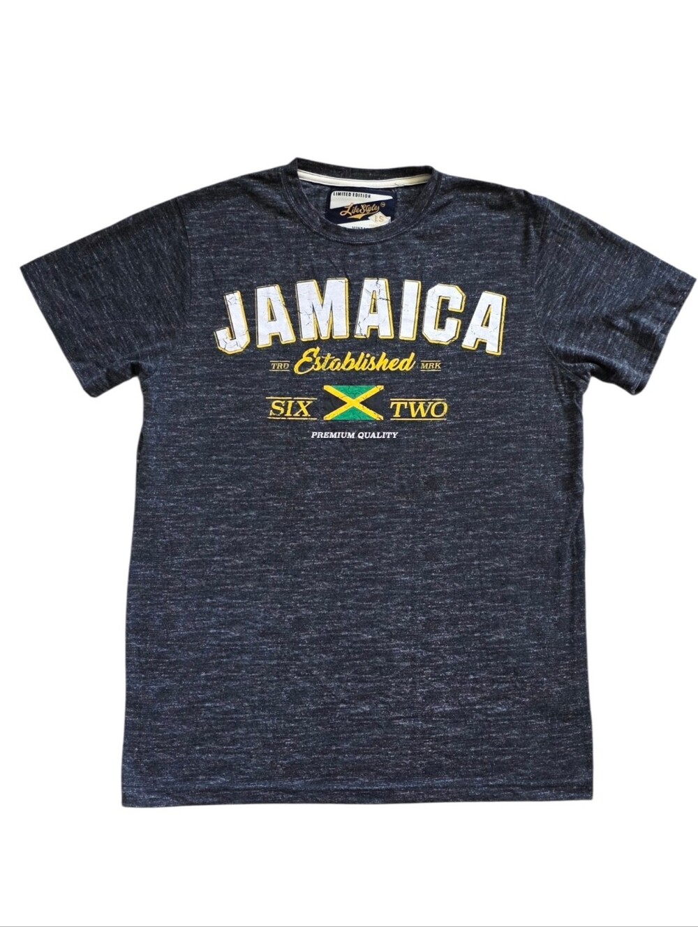 Jamaica Life Styles Medium Gray Vintage Goods Resort Vaction Tee Shirt
